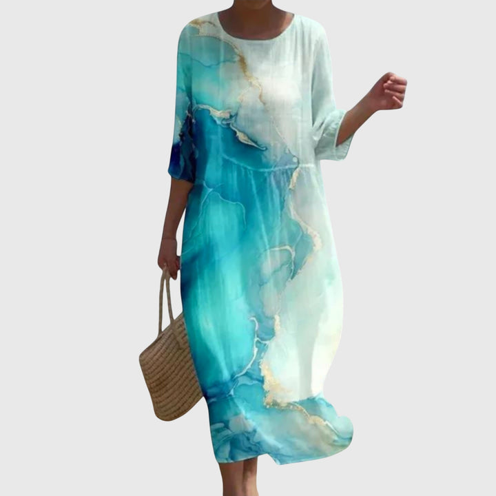 Hayley | Elegantes Maxi-Blumenkleid