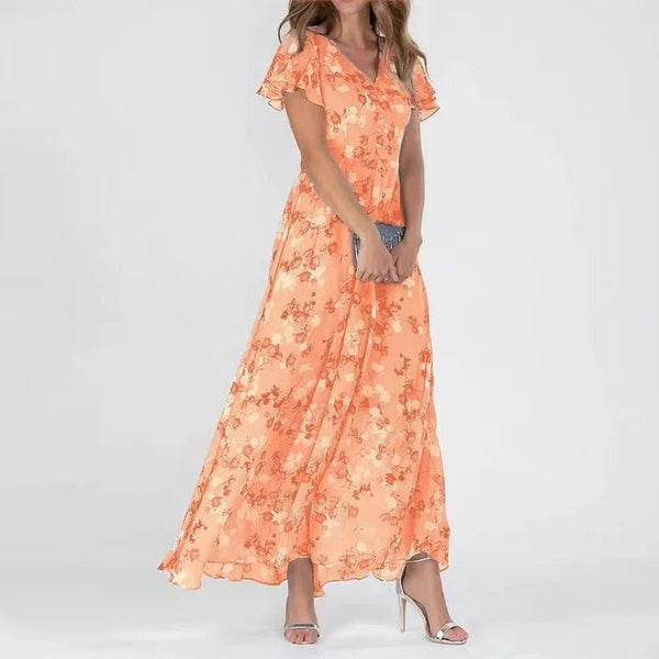ZURI | ELEGANTES UND FLIEßENDES KLEID MIT FIGURBETONENDEM EFFEKT von Hanna Hamburg