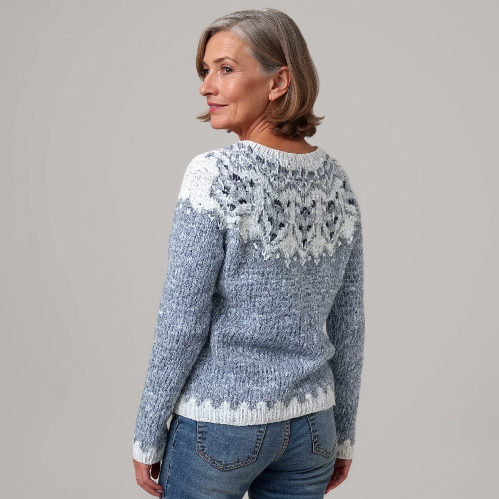 Athena | Pullover mit Schneekristallmuster