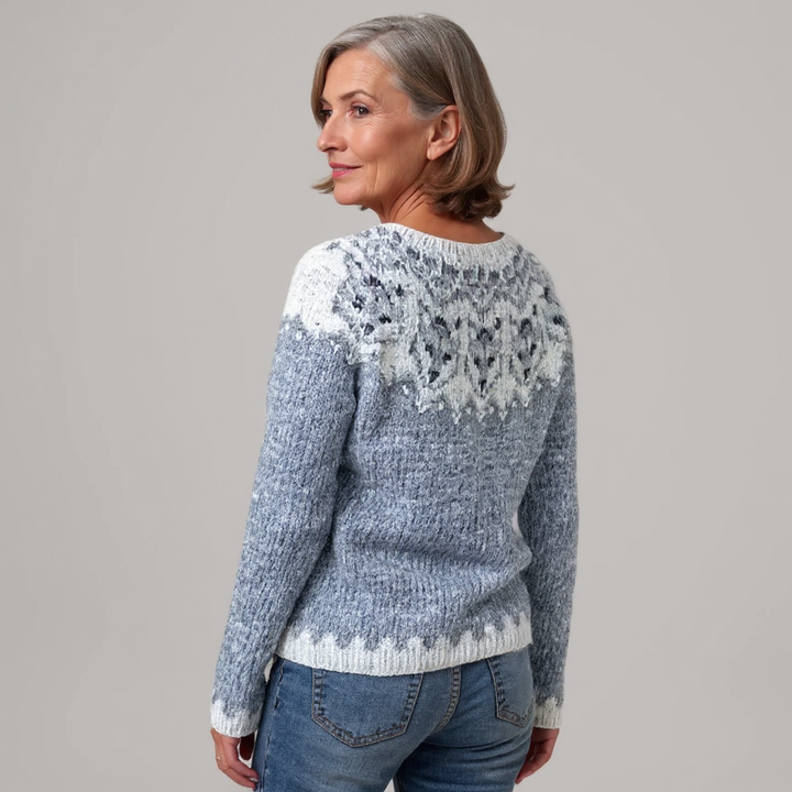 Athena | Pullover mit Schneekristallmuster