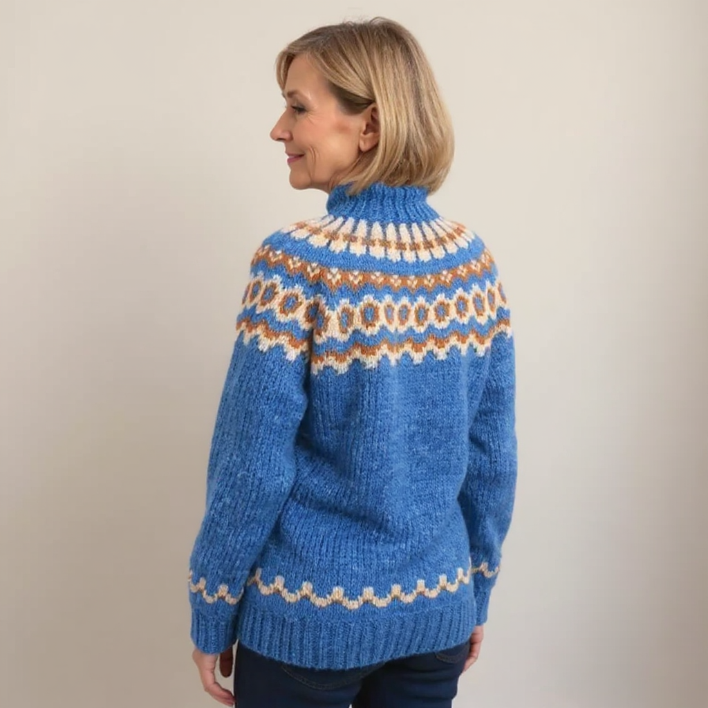 Amara | Islandpullover in Braun