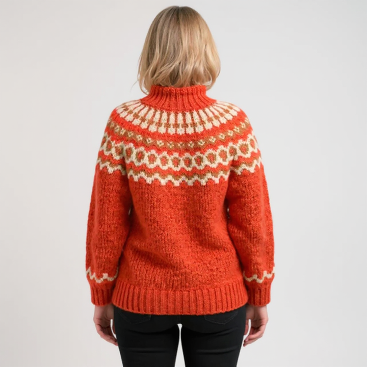 Amara | Islandpullover in Braun
