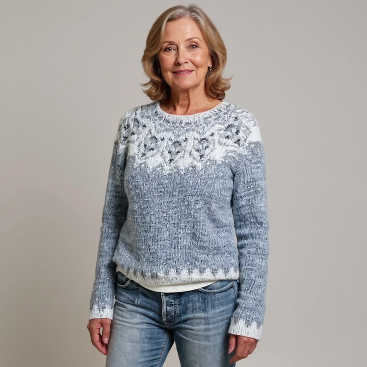 Athena | Pullover mit Schneekristallmuster