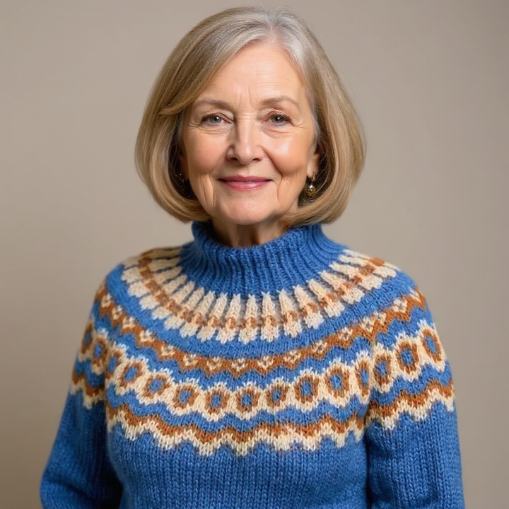 Amara | Islandpullover in Braun