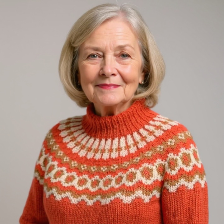 Amara | Islandpullover in Braun