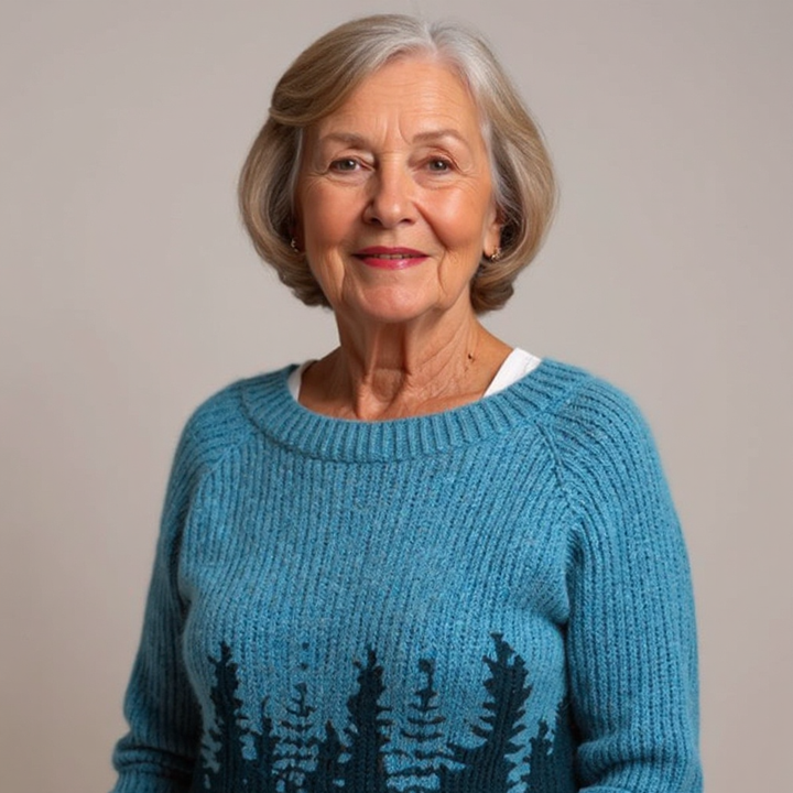 Natalie | Pullover mit Tannenmuster