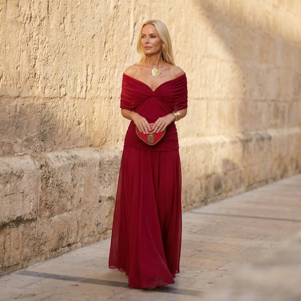 Harper | Elegantes Rotes Kleid in Rot von Hanna Hamburg