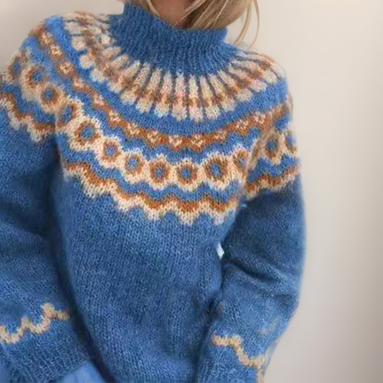 Amara | Islandpullover in Braun