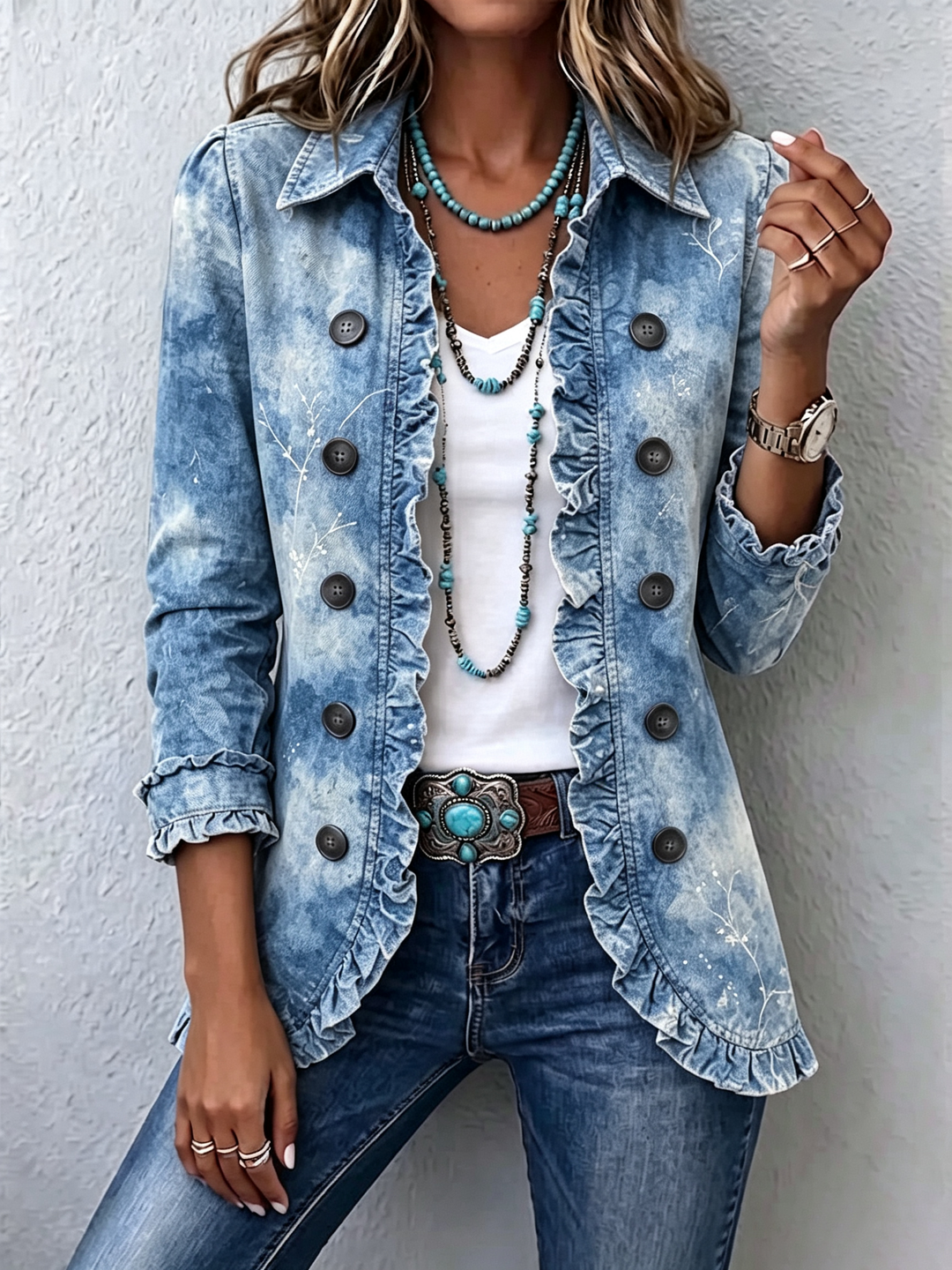 Sonja | Jeansjacke in heller Waschung
