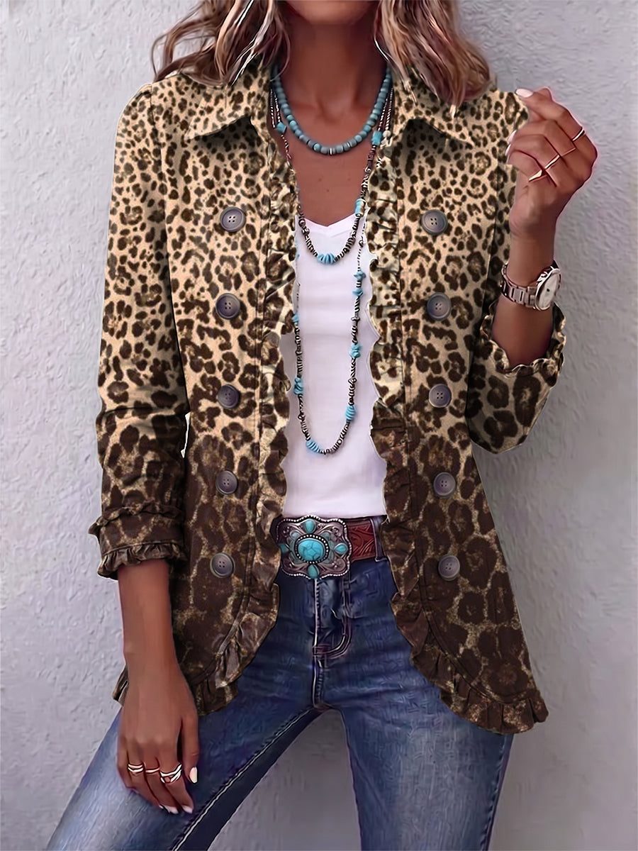 Elisabeth | Blazer mit Leopardenmuster