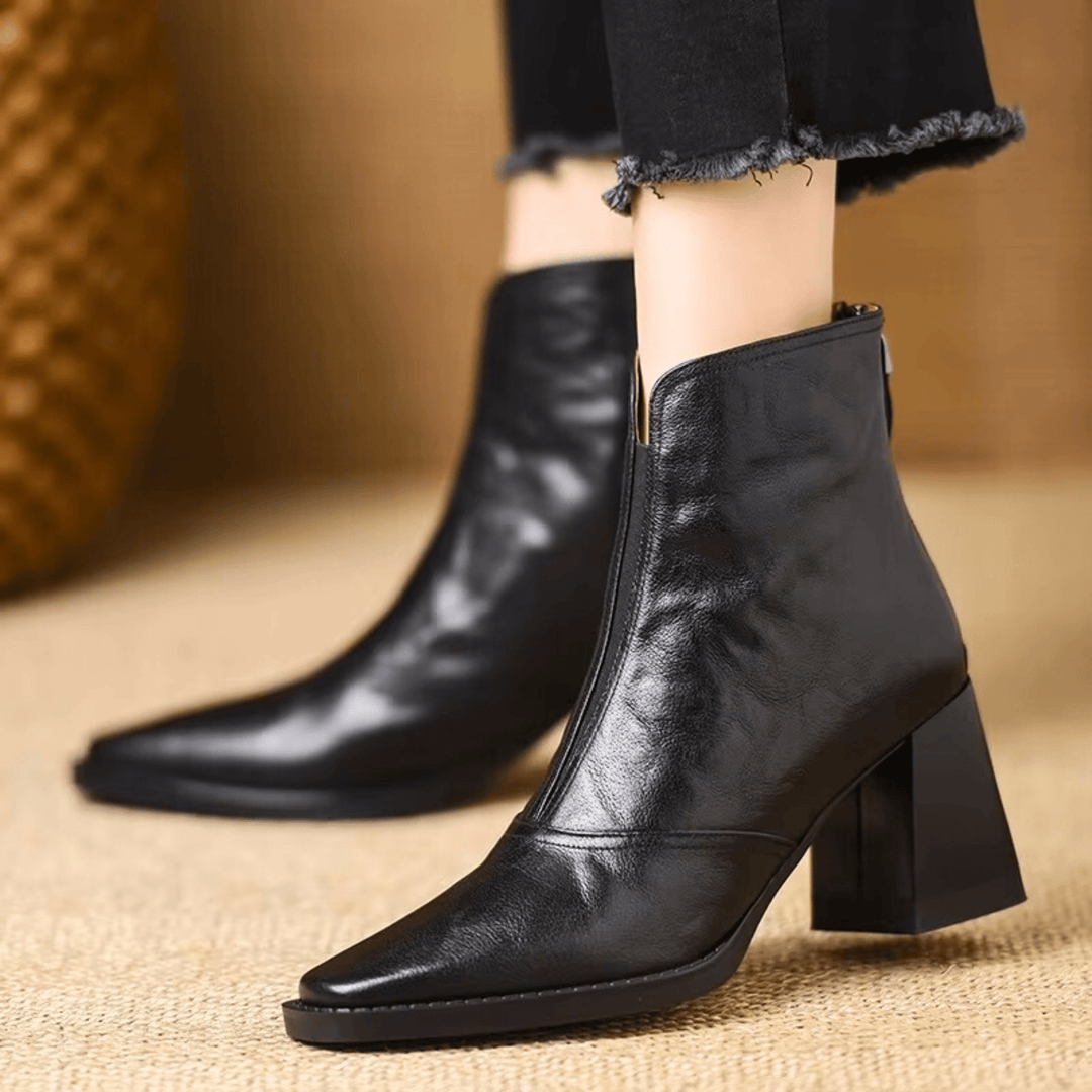 Claudia | Luxuriöse Stiefeletten mit mittelhohem Absatz