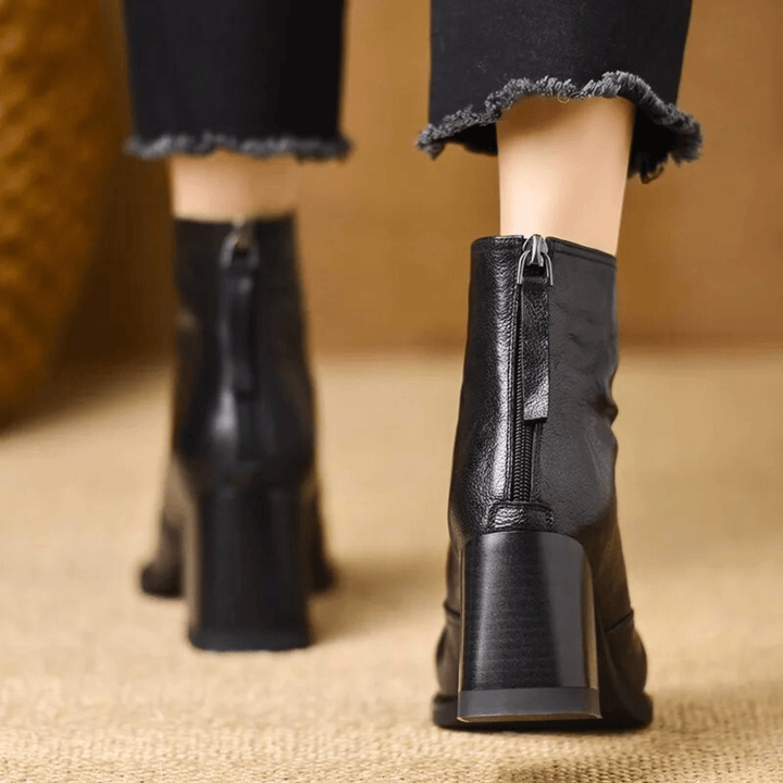 Claudia | Luxuriöse Stiefeletten mit mittelhohem Absatz