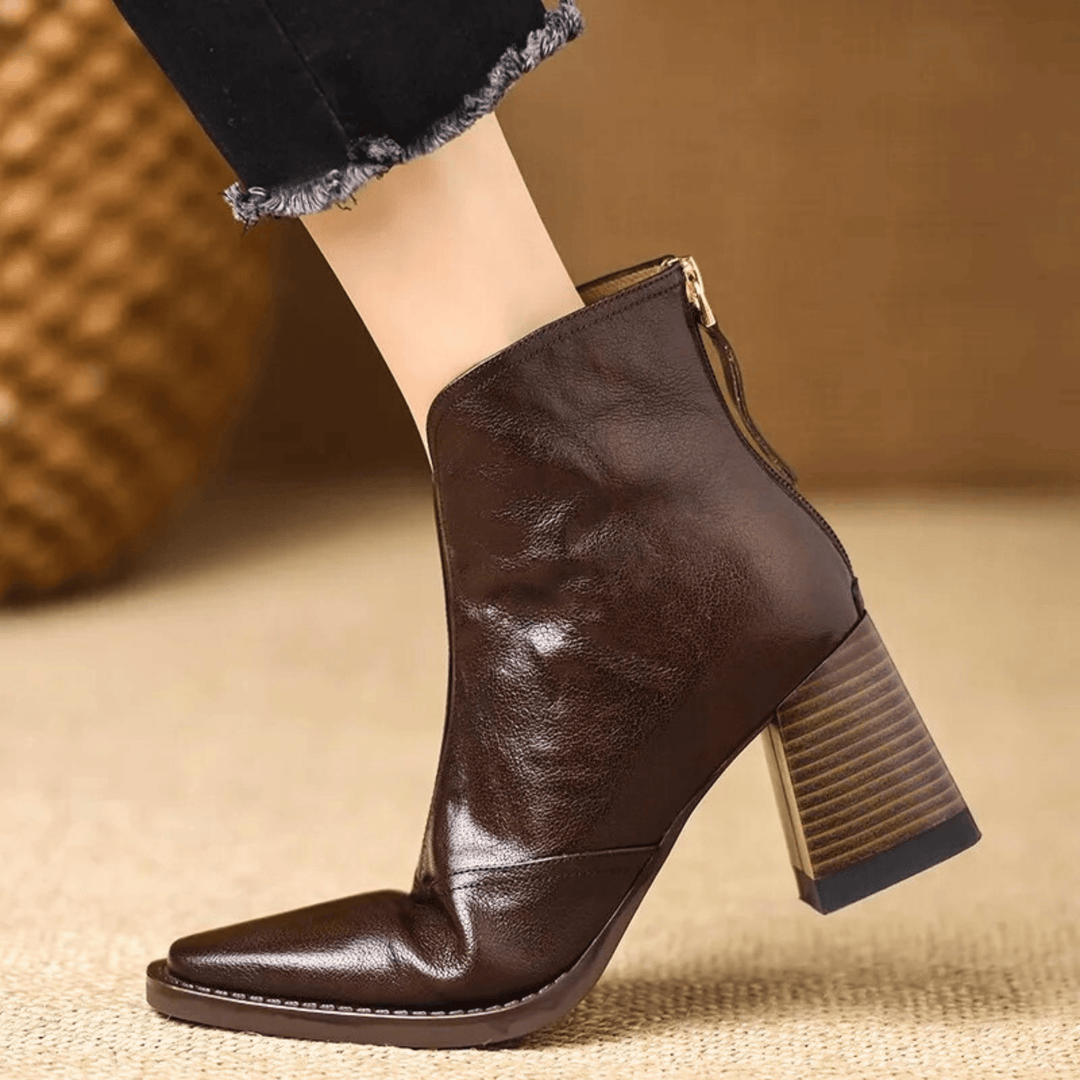 Claudia | Luxuriöse Stiefeletten mit mittelhohem Absatz